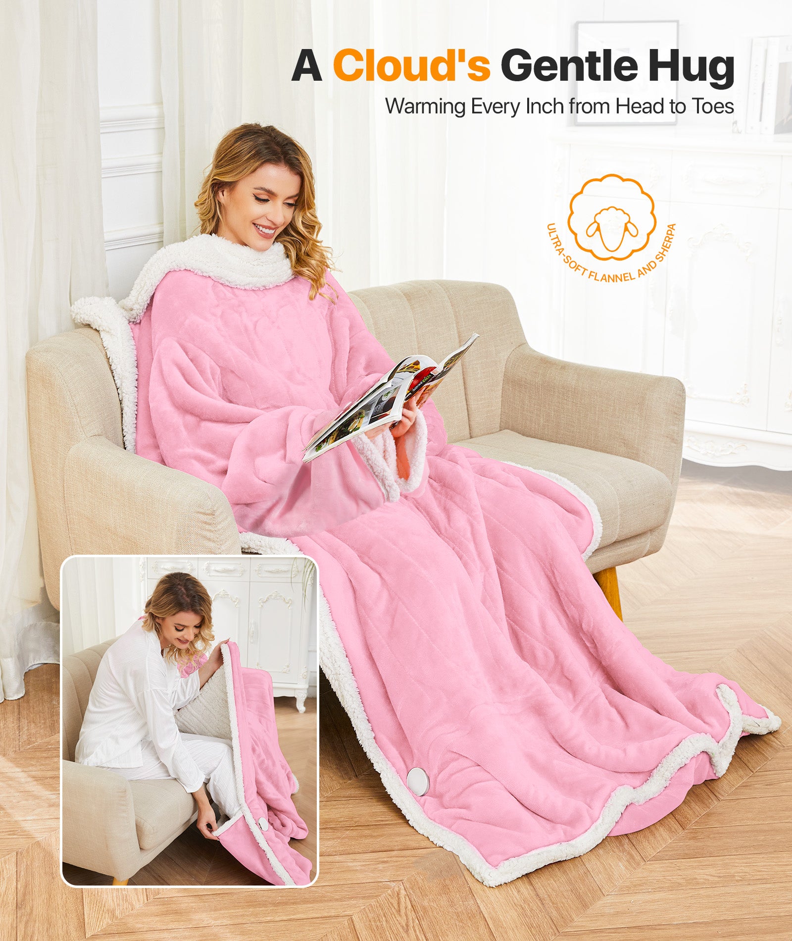 Heating clothes  (pink)