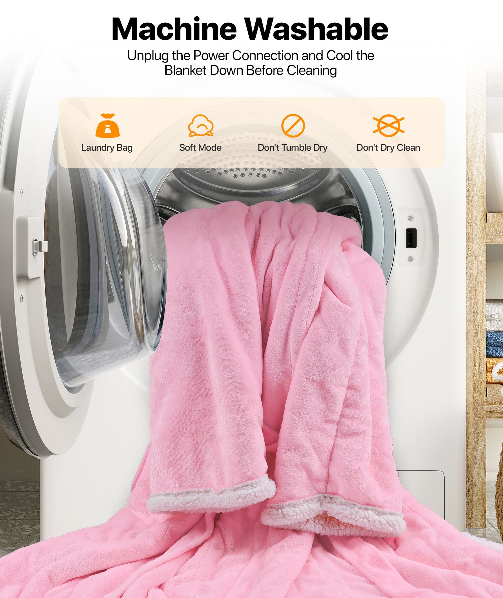 Heating clothes  (pink)